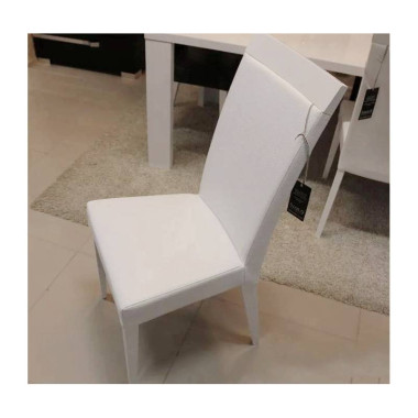 Стул люкс кроко белый Elegance White арт. ELDWHSD11