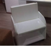 Кресло Caprice White арт. CABWHPF01