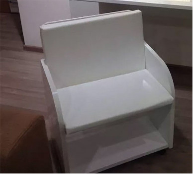 Кресло Caprice White арт. CABWHPF01