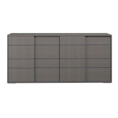 Комод двойной 8 ящиков Futura Grey арт. FUBGRCM01