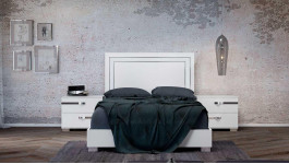 Кровать 154х203 Volare White арт. VOBWHLT01