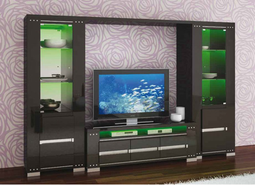 Подсветка для 2-х дверного буфета и тумбы TV Armonia Diamond арт. ADDBLKT06