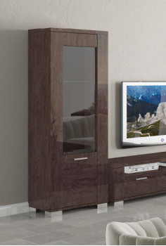 Витрина одна дверь с подсветкой Prestige Modern арт. PRDUMV101М