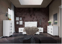 Кровать 160х203 Dafne арт. DABWHLT06