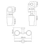 K-28289 Держатель стакана и дозатора