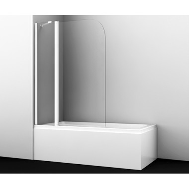 Leine 35P02-110WHITE Fixed Стеклянная шторка на ванну