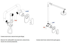 Exter 1651 Смеситель для душа