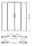 Lippe 45S02-170 Стеклянная шторка на ванну