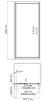 Salm 27I12 Душевая дверь