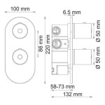 Berkel 4833 Thermo Термостатический смеситель для ванны и душа