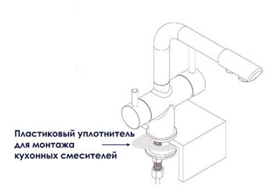 Weser 7847 Смеситель для кухни