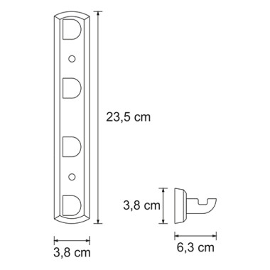 Kammel K-8374WHITE Кронштейн настенный