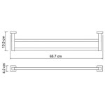 Lippe K-6540 Держатель полотенец двойной