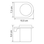 Kammel K-8328WHITE Подстаканник одинарный
