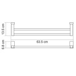 Leine K-5040WHITE Держатель полотенец двойной