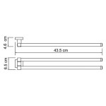 Lippe K-6531 Держатель полотенец двойной