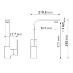 Alme 1507 Смеситель для кухни