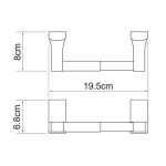 Exter K-5222 Держатель туалетной бумаги