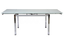 Стол обеденный Mix-3 (1200-2000х830х760) SUPER WHITE (экстра белый)