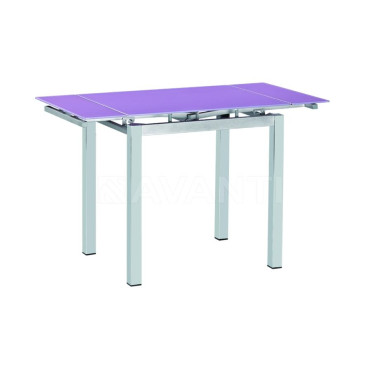 Стол обеденный Mix-1 (800-1200x650х760) LILAC (лиловый)