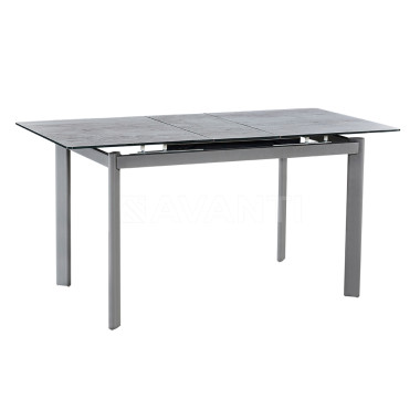 Стол обеденный Urban (1200-1500x740х760) GRAY/ANTHRACITE (серый/антрацит)