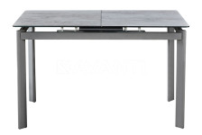 Стол обеденный Urban (1200-1500x740х760) GRAY/ANTHRACITE (серый/антрацит)