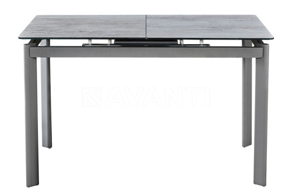 Стол обеденный Urban (1200-1500x740х760) GRAY/ANTHRACITE (серый/антрацит)
