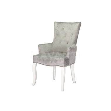 Стул Bosco WHITE HIGLOSSY/GRAY GR#1 (белый лак/серый)
