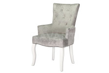 Стул Bosco WHITE HIGLOSSY/GRAY GR#1 (белый лак/серый)