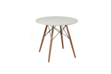 Стол обеденный Fancy (D800x720) WHITE (белый)