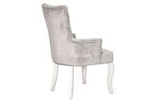 Стул Bosco WHITE HIGLOSSY/GRAY GR#1 (белый лак/серый)