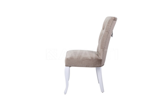 Стул Modena WHITE HIGLOSSY/BEIGE (белый глянец/беж)