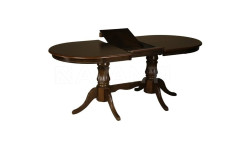 Стол обеденный Venice (1500-1900х900х760) NEW AB WALNUT (темный орех)
