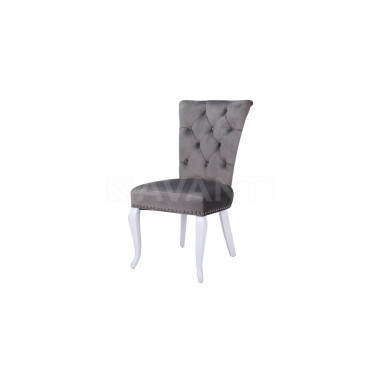 Стул Modena WHITE HIGLOSSY/GRAY (белый глянец/серый)