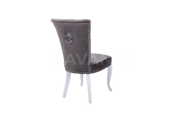 Стул Modena WHITE HIGLOSSY/GRAY (белый глянец/серый)