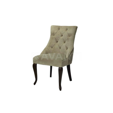 Стул Hilton DARK WALNUT/BEIGE (темный орех/беж)