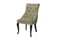 Стул Hilton DARK WALNUT/BEIGE (темный орех/беж)