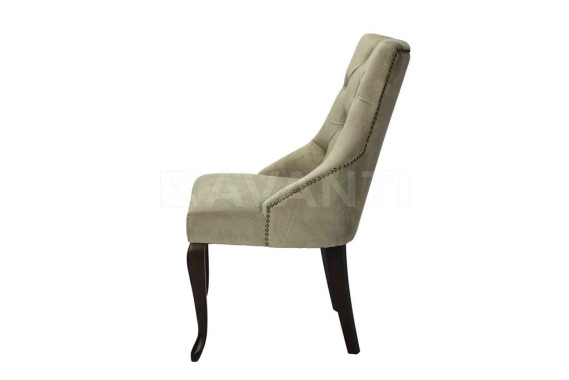Стул Hilton DARK WALNUT/BEIGE (темный орех/беж)