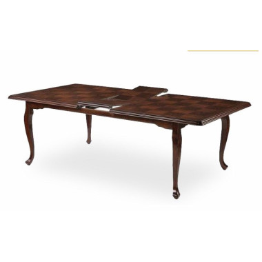 Стол обеденный Madrid (2000-2390х1200х750) NEW AB WALNUT (темный орех)