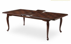 Стол обеденный Madrid (2000-2390х1200х750) NEW AB WALNUT (темный орех)