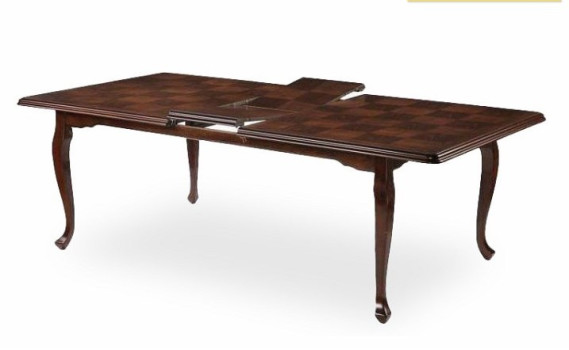 Стол обеденный Madrid (2000-2390х1200х750) NEW AB WALNUT (темный орех)