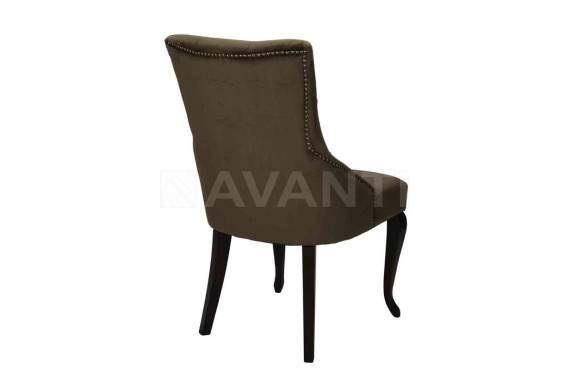 Стул Hilton DARK WALNUT/BROWN (темный орех/коричневый)