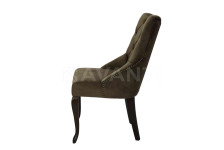 Стул Hilton DARK WALNUT/BROWN (темный орех/коричневый)