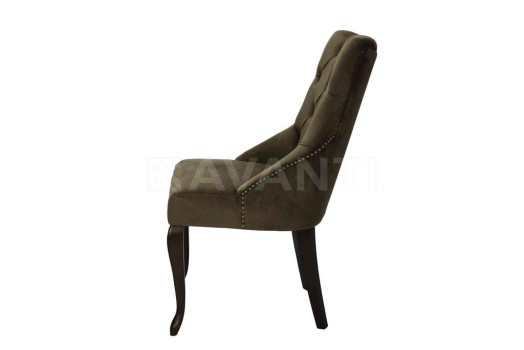 Стул Hilton DARK WALNUT/BROWN (темный орех/коричневый)