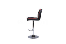 Стул барный BCR-708 Black/Red line (черный/красный кант)