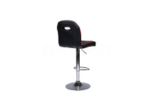 Стул барный BCR-708 Black/Red line (черный/красный кант)