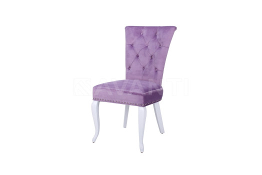 Стул Modena WHITE HIGLOSSY/LILAC (белый глянец/лиловый)