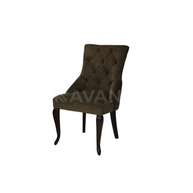 Стул Hilton DARK WALNUT/BROWN (темный орех/коричневый)
