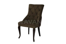 Стул Hilton DARK WALNUT/BROWN (темный орех/коричневый)