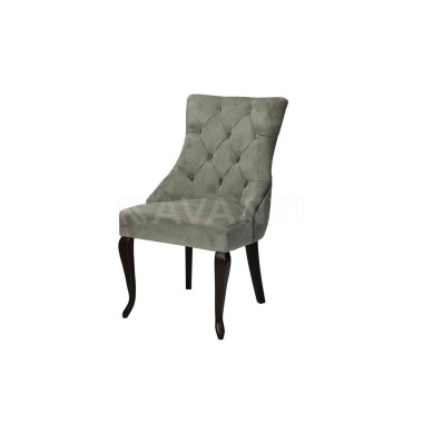 Стул Hilton DARK WALNUT/GRAY (темный орех/серый)